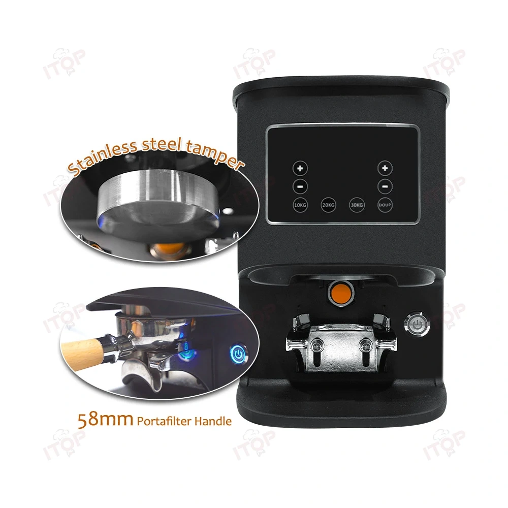 IT-TCT58 Electric Coffee Tamper 58mm Touchscreen Automatic Coffee Tamper 10-30KG Pressure Regulation Espresso Tool 220V 110V,Commercial Coffee Machine Supplier | CE/UL Certified | ITOP Cafe,IT-TCT58 Electric Coffee Tamper 58mm Touchscreen Automatic Coffee Tamper 10-30KG Pressure Regulation Espresso Tool 220V 110V