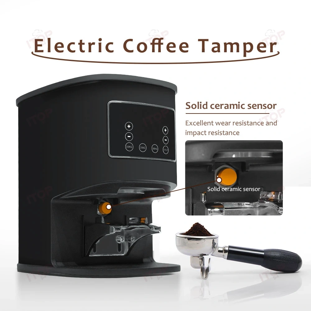 IT-TCT58 Electric Coffee Tamper 58mm Touchscreen Automatic Coffee Tamper 10-30KG Pressure Regulation Espresso Tool 220V 110V,Commercial Coffee Machine Supplier | CE/UL Certified | ITOP Cafe,IT-TCT58 Electric Coffee Tamper 58mm Touchscreen Automatic Coffee Tamper 10-30KG Pressure Regulation Espresso Tool 220V 110V