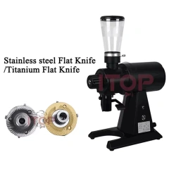 IT-C98PRO-DL-S EK43S Coffee Bean Grinder for Single Grinding Funnel Filter 98mm Stainless Steel/Titanium Coffee Grinder Thickness Adjusted,Commercial Coffee Machine Supplier | CE/UL Certified | ITOP Cafe,IT-C98PRO-DL-S EK43S Coffee Bean Grinder for Single Grinding Funnel Filter 98mm Stainless Steel/Titanium Coffee Grinder Thickness Adjusted