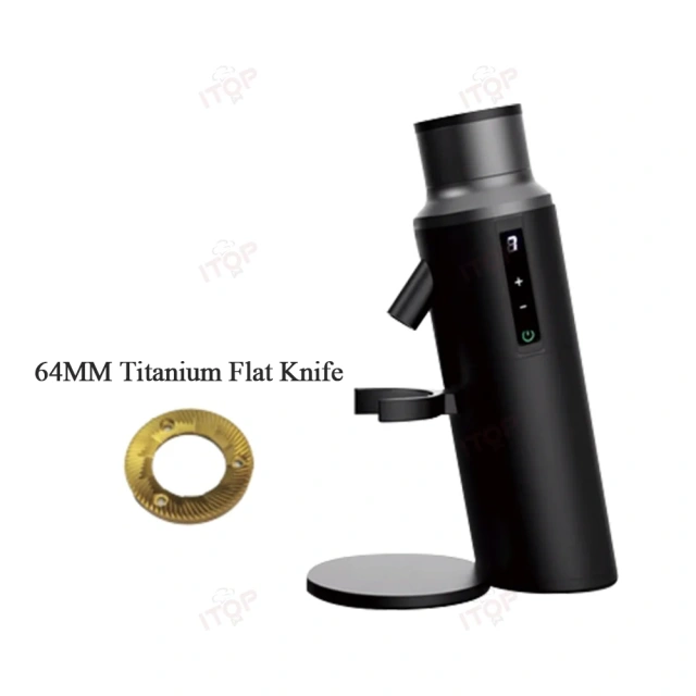 IT-CG07 Coffee Grinder 64mm Titanium Flat Knife Espresso Grinding Machine Electric Grinder with 7 Gear Variable Speed Grinding,Commercial Coffee Machine Supplier | CE/UL Certified | ITOP Cafe,IT-CG07 Coffee Grinder 64mm Titanium Flat Knife Espresso Grinding Machine Electric Grinder with 7 Gear Variable Speed Grinding