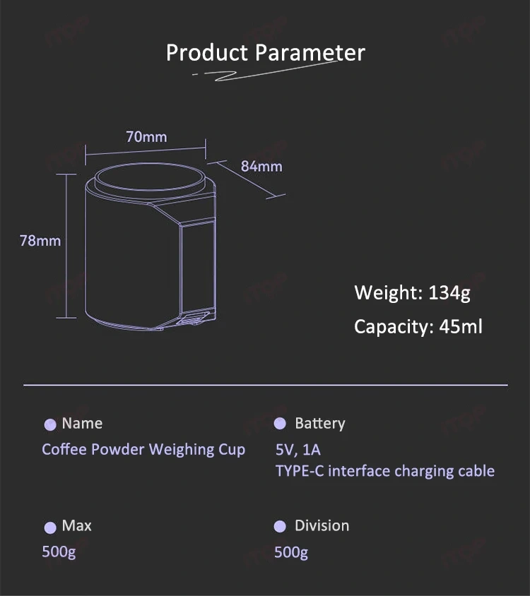 IT-DCS Powder Scale Coffee Powder Weighing Cup Powder Receptacle with Electronic Scale Coffee Powder Scale Cup Coffee Tool,Commercial Coffee Machine Supplier | CE/UL Certified | ITOP Cafe,IT-DCS Powder Scale Coffee Powder Weighing Cup Powder Receptacle with Electronic Scale Coffee Powder Scale Cup Coffee Tool
