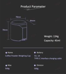 IT-DCS Powder Scale Coffee Powder Weighing Cup Powder Receptacle with Electronic Scale Coffee Powder Scale Cup Coffee Tool,Commercial Coffee Machine Supplier | CE/UL Certified | ITOP Cafe,IT-DCS Powder Scale Coffee Powder Weighing Cup Powder Receptacle with Electronic Scale Coffee Powder Scale Cup Coffee Tool