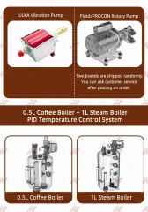 IT-CM-S1 Commercial Semi-Automatic Espresso Machine with PID Preinfusion Electronic Screen Control Storage Type Double Boiler,Commercial Coffee Machine Supplier | CE/UL Certified | ITOP Cafe,IT-CM-S1 Commercial Semi-Automatic Espresso Machine with PID Preinfusion Electronic Screen Control Storage Type Double Boiler
