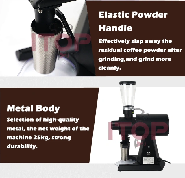 IT-C98PRO-DL-S EK43S Coffee Bean Grinder for Single Grinding Funnel Filter 98mm Stainless Steel/Titanium Coffee Grinder Thickness Adjusted,Commercial Coffee Machine Supplier | CE/UL Certified | ITOP Cafe,IT-C98PRO-DL-S EK43S Coffee Bean Grinder for Single Grinding Funnel Filter 98mm Stainless Steel/Titanium Coffee Grinder Thickness Adjusted