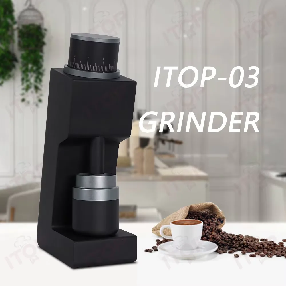 調理器具 ITO ITOP-03 Electric Burr Coffee Grinder with 48mm 6-Core Conical Burr