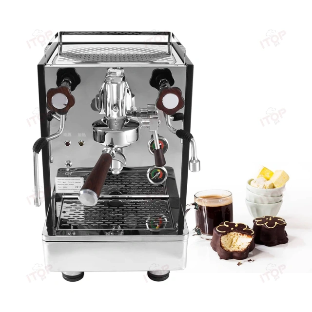 IT-SCM-E61B Italian E61 Commercial Espresso Coffee Machine With Rotary Vane Pump For Coffee Shop,Commercial Coffee Machine Supplier | CE/UL Certified | ITOP Cafe,IT-SCM-E61B Italian E61 Commercial Espresso Coffee Machine With Rotary Vane Pump For Coffee Shop