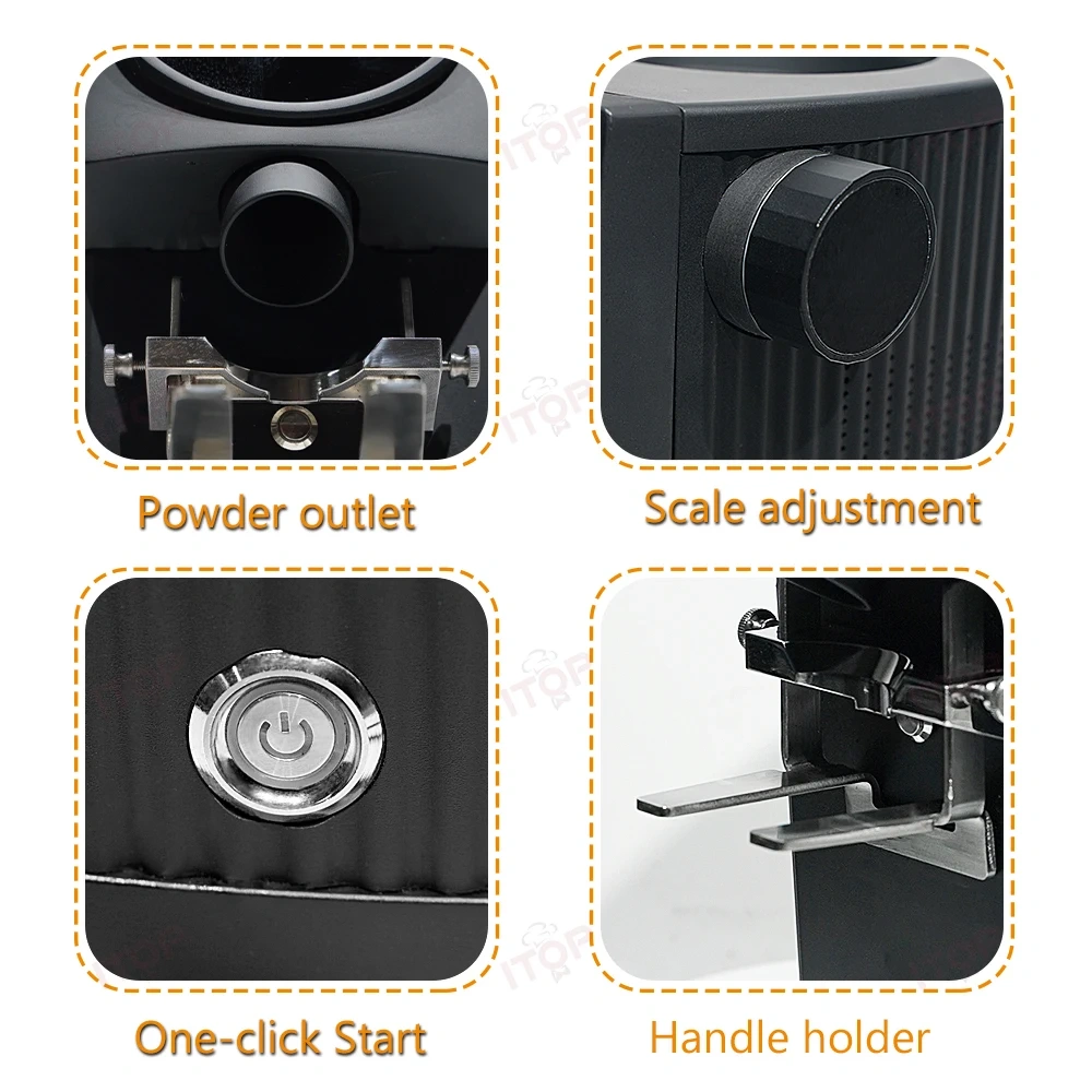 IT-GE83 Commercial Coffee Bean Grinder Plasma Static Elimination Design 83mm Flat Burr Electric Espresso Coffee Bean Miller,Commercial Coffee Machine Supplier | CE/UL Certified | ITOP Cafe,IT-GE83 Commercial Coffee Bean Grinder Plasma Static Elimination Design 83mm Flat Burr Electric Espresso Coffee Bean Miller