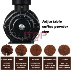 IT-C98PRO-DL-S EK43S Coffee Bean Grinder for Single Grinding Funnel Filter 98mm Stainless Steel/Titanium Coffee Grinder Thickness Adjusted,Commercial Coffee Machine Supplier | CE/UL Certified | ITOP Cafe,IT-C98PRO-DL-S EK43S Coffee Bean Grinder for Single Grinding Funnel Filter 98mm Stainless Steel/Titanium Coffee Grinder Thickness Adjusted