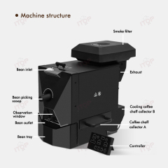 IT-CBR-1 Electric Skywalker Coffee Bean Roaster Commercial Roaster Automatic Roasting Machine with 3 Baking Curve Grain Dryer 110V 220V,Commercial Coffee Machine Supplier | CE/UL Certified | ITOP Cafe,IT-CBR-1 Electric Skywalker Coffee Bean Roaster Commercial Roaster Automatic Roasting Machine with 3 Baking Curve Grain Dryer 110V 220V