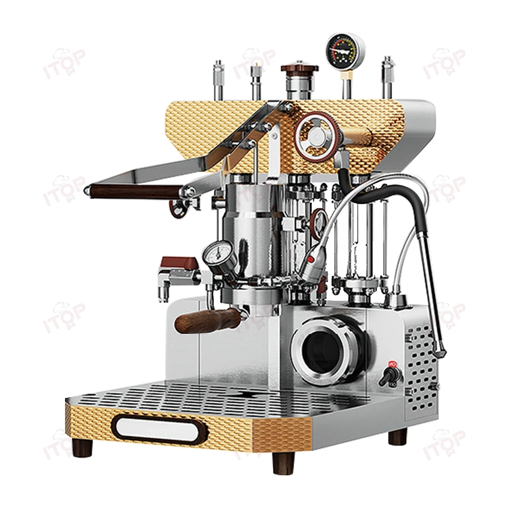 Alm Kopi Espresso-6,6s,6mini Stepless Transformation 2.6L independent steam Multi-boiler Hand Press Espresso Machine,Commercial Coffee Machine Supplier | CE/UL Certified | ITOP Cafe,Alm Kopi Espresso-6,6s,6mini Stepless Transformation 2.6L independent steam Multi-boiler Hand Press Espresso Machine