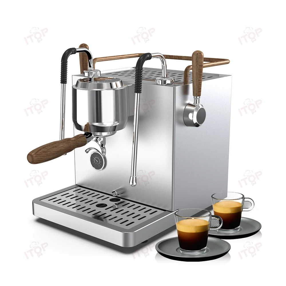 IT-CM-D1 Small Commercial Coffee Machine Semi-automatic Espresso Machine Double Pumps and three Boilers 220V,Commercial Coffee Machine Supplier | CE/UL Certified | ITOP Cafe,IT-CM-D1 Small Commercial Coffee Machine Semi-automatic Espresso Machine Double Pumps and three Boilers 220V