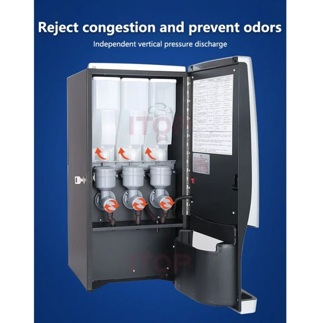 IT-CIM03P 1600W Commercial Instant Beverage Machine Soy Milk/Milk/Coffee/Hot Water Beverage Vending Machine Coffee Maker 220V-240V,Commercial Coffee Machine Supplier | CE/UL Certified | ITOP Cafe,IT-CIM03P 1600W Commercial Instant Beverage Machine Soy Milk/Milk/Coffee/Hot Water Beverage Vending Machine Coffee Maker 220V-240V