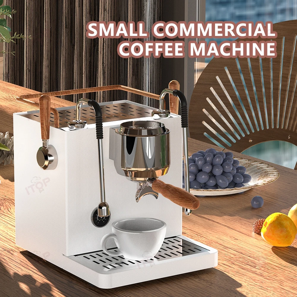 IT-CM-D1 Small Commercial Coffee Machine Semi-automatic Espresso Machine Double Pumps and three Boilers 220V,Commercial Coffee Machine Supplier | CE/UL Certified | ITOP Cafe,IT-CM-D1 Small Commercial Coffee Machine Semi-automatic Espresso Machine Double Pumps and three Boilers 220V