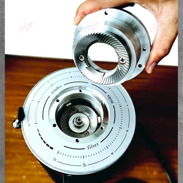 IT-CG-11 Commercial Dosing 60MM Stainless Steel Flat Burr Electric Coffee Bean Grinder,Commercial Coffee Machine Supplier | CE/UL Certified | ITOP Cafe,IT-CG-11 Commercial Dosing 60MM Stainless Steel Flat Burr Electric Coffee Bean Grinder