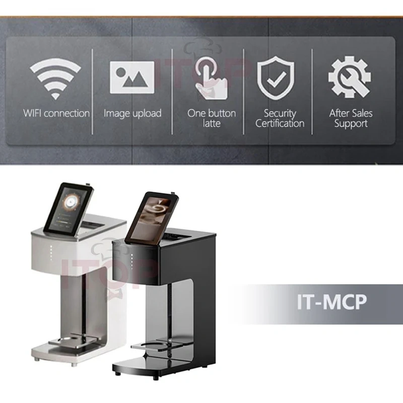 IT-MCP Automatic Coffee Latte Art Machine Coffee Printer Fantasia Pattern Printer 110V-220V,Commercial Coffee Machine Supplier | CE/UL Certified | ITOP Cafe,IT-MCP Automatic Coffee Latte Art Machine Coffee Printer Fantasia Pattern Printer 110V-220V