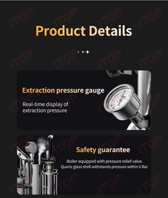 Alm Kopi espresso-3 Hand Press Espresso Machine Stepless Pressure 9Bar Extraction Coffee Maker with Electric heating Box 220V/110V,Commercial Coffee Machine Supplier | CE/UL Certified | ITOP Cafe,Alm Kopi espresso-3 Hand Press Espresso Machine Stepless Pressure 9Bar Extraction Coffee Maker with Electric heating Box 220V/110V