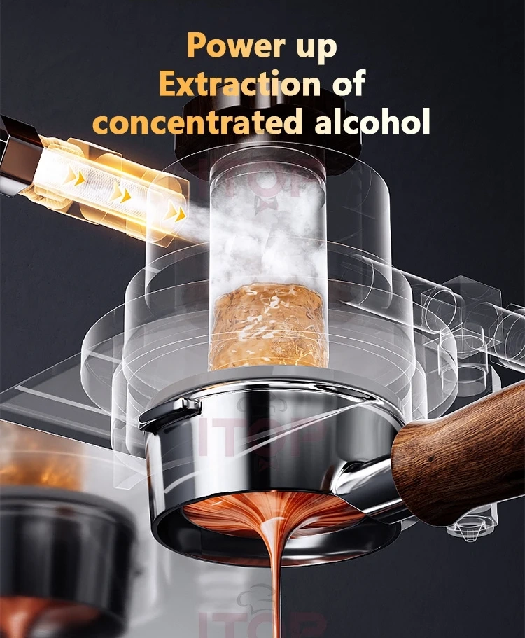 ALM kopi Barrett Pneumatic Coffee Machine Household Manual Variable Pressure Coffee Maker Espresso Coffee Maker with 58mm portafilter,Commercial Coffee Machine Supplier | CE/UL Certified | ITOP Cafe,ALM kopi Barrett Pneumatic Coffee Machine Household Manual Variable Pressure Coffee Maker Espresso Coffee Maker with 58mm portafilter