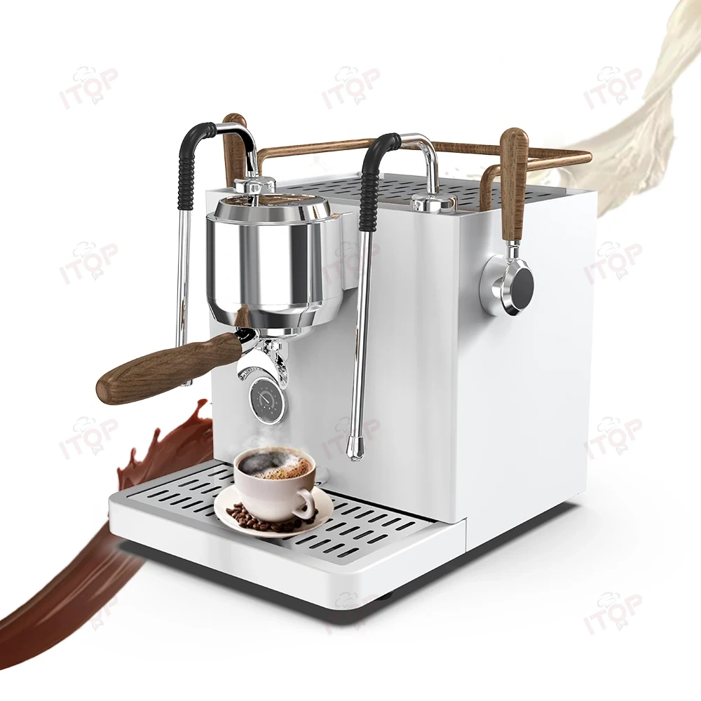 IT-CM-D1 Small Commercial Coffee Machine Semi-automatic Espresso Machine Double Pumps and three Boilers 220V,Commercial Coffee Machine Supplier | CE/UL Certified | ITOP Cafe,IT-CM-D1 Small Commercial Coffee Machine Semi-automatic Espresso Machine Double Pumps and three Boilers 220V