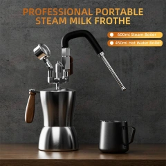 Alm Kopi AK-74 Portable Milk Frother Stainless Steel Milk Steamer Water Vapor Separator Drying vapour Versatile for Coffee Making,Commercial Coffee Machine Supplier | CE/UL Certified | ITOP Cafe,Alm Kopi AK-74 Portable Milk Frother Stainless Steel Milk Steamer Water Vapor Separator Drying vapour Versatile for Coffee Making