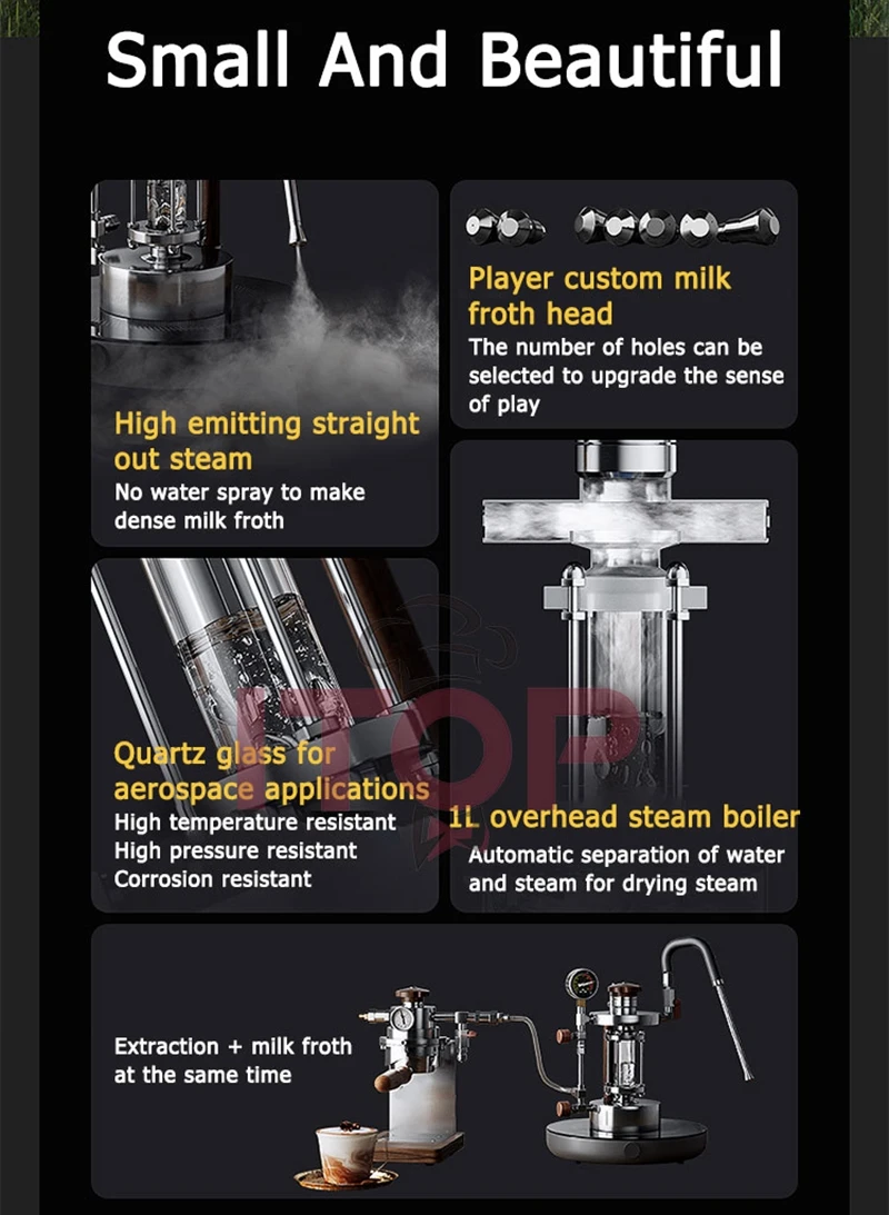 Alm Kopi z1/z2/mini Steam Milk Frother Household Coffee Milk