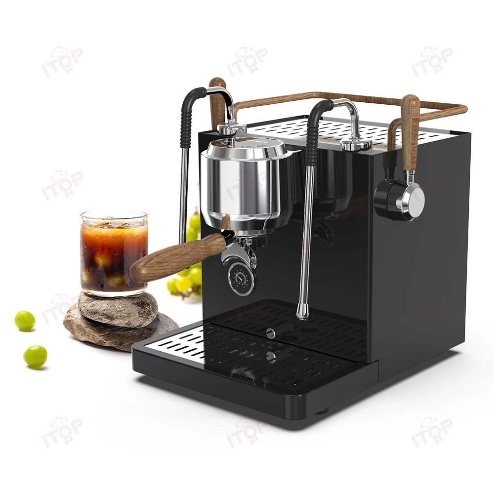 IT-CM-D1 Small Commercial Coffee Machine Semi-automatic Espresso Machine Double Pumps and three Boilers 220V,Commercial Coffee Machine Supplier | CE/UL Certified | ITOP Cafe,IT-CM-D1 Small Commercial Coffee Machine Semi-automatic Espresso Machine Double Pumps and three Boilers 220V