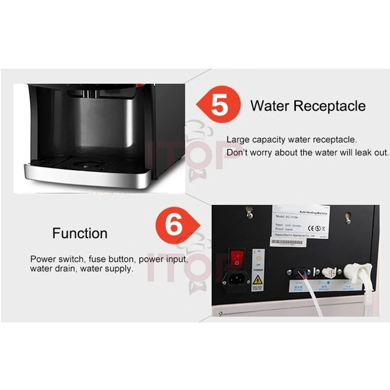 IT-CIM03P 1600W Commercial Instant Beverage Machine Soy Milk/Milk/Coffee/Hot Water Beverage Vending Machine Coffee Maker 220V-240V,Commercial Coffee Machine Supplier | CE/UL Certified | ITOP Cafe,IT-CIM03P 1600W Commercial Instant Beverage Machine Soy Milk/Milk/Coffee/Hot Water Beverage Vending Machine Coffee Maker 220V-240V