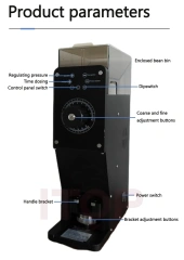 IT-MT-G Bean Grinding Quantitative Pressing Powder All-in-One Machine 98MM Titanium Flat Knife Coffee Grinder Coffee Tamper,Commercial Coffee Machine Supplier | CE/UL Certified | ITOP Cafe,IT-MT-G Bean Grinding Quantitative Pressing Powder All-in-One Machine 98MM Titanium Flat Knife Coffee Grinder Coffee Tamper
