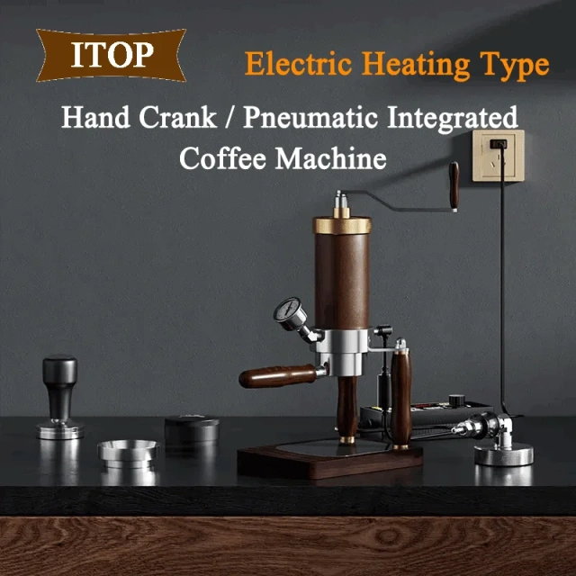Alm Kopi Espresso-SYP Manual Spinning Espresso Maker Manual Pneumatic Air Pressure Integrated Coffee Machine or Electric Heating Type Maker,Commercial Coffee Machine Supplier | CE/UL Certified | ITOP Cafe,Alm Kopi Espresso-SYP Manual Spinning Espresso Maker Manual Pneumatic Air Pressure Integrated Coffee Machine or Electric Heating Type Maker
