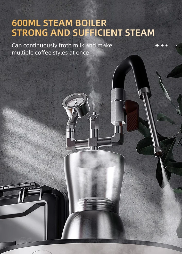 Alm Kopi AK-74 Portable Milk Frother Stainless Steel Milk Steamer Water Vapor Separator Drying vapour Versatile for Coffee Making,Commercial Coffee Machine Supplier | CE/UL Certified | ITOP Cafe,Alm Kopi AK-74 Portable Milk Frother Stainless Steel Milk Steamer Water Vapor Separator Drying vapour Versatile for Coffee Making