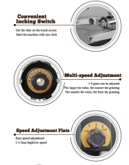 IT-CG-2N 80MM Ghost Tooth Burr Slow Grind Adjust Speed Titanium Burr Quantitative Mill,Commercial Coffee Machine Supplier | CE/UL Certified | ITOP Cafe,IT-CG-2N 80MM Ghost Tooth Burr Slow Grind Adjust Speed Titanium Burr Quantitative Mill