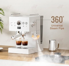 IT-EC58 Semi-Automatic Espresso Machine Stainless Steel 15Bar Coffee Maker with PID Temperature Control ULKA Pump 1300W,Commercial Coffee Machine Supplier | CE/UL Certified | ITOP Cafe,IT-EC58 Semi-Automatic Espresso Machine Stainless Steel 15Bar Coffee Maker with PID Temperature Control ULKA Pump 1300W