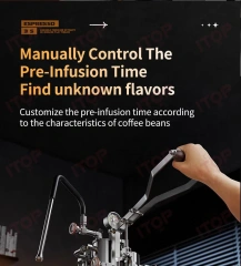 Alm Kopi espresso-3 Hand Press Espresso Machine Stepless Pressure 9Bar Extraction Coffee Maker with Electric heating Box 220V/110V,Commercial Coffee Machine Supplier | CE/UL Certified | ITOP Cafe,Alm Kopi espresso-3 Hand Press Espresso Machine Stepless Pressure 9Bar Extraction Coffee Maker with Electric heating Box 220V/110V
