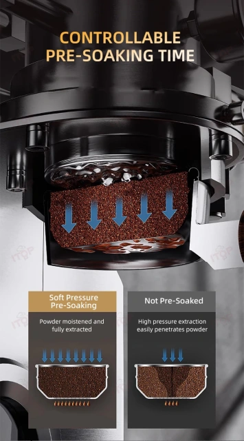 Alm Kopi  Barrett Pro Pneumatic Coffee Machine With Heating Power Supply 9 bar Extraction Espresso Maker Pre-soak Steam Milk Frother,Commercial Coffee Machine Supplier | CE/UL Certified | ITOP Cafe,Alm Kopi  Barrett Pro Pneumatic Coffee Machine With Heating Power Supply 9 bar Extraction Espresso Maker Pre-soak Steam Milk Frother