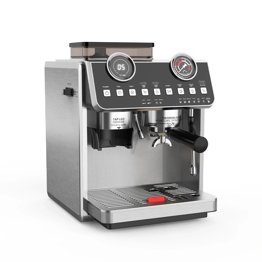 IT-ATC-14 Automatic 2 In 1 Cappuccino Espresso Coffee Maker With Bean Grinder,Commercial Coffee Machine Supplier | CE/UL Certified | ITOP Cafe,IT-ATC-14 Automatic 2 In 1 Cappuccino Espresso Coffee Maker With Bean Grinder
