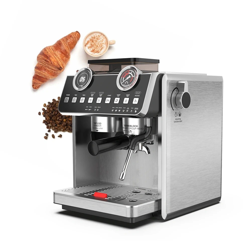 IT-ATC-14 Automatic 2 In 1 Cappuccino Espresso Coffee Maker With Bean Grinder,Commercial Coffee Machine Supplier | CE/UL Certified | ITOP Cafe,IT-ATC-14 Automatic 2 In 1 Cappuccino Espresso Coffee Maker With Bean Grinder
