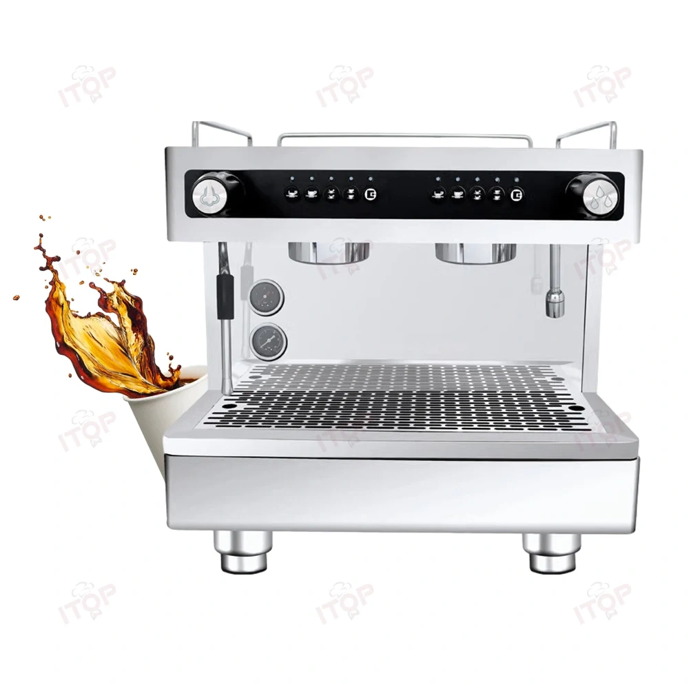 IT-CM6L-1/IT-CM8L-2 Commercial Semi-automatic Coffee Espresso Machines For Business,Commercial Coffee Machine Supplier | CE/UL Certified | ITOP Cafe,IT-CM6L-1/IT-CM8L-2 Commercial Semi-automatic Coffee Espresso Machines For Business