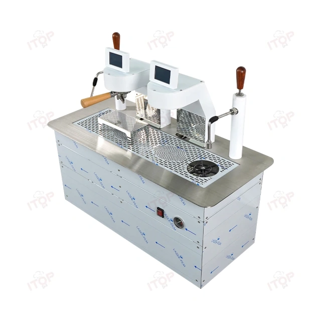 IT-BC-1 Two Group Desktop Espresso Commercial Coffee Machine/under Counter Coffee Machine,Commercial Coffee Machine Supplier | CE/UL Certified | ITOP Cafe,IT-BC-1 Two Group Desktop Espresso Commercial Coffee Machine/under Counter Coffee Machine