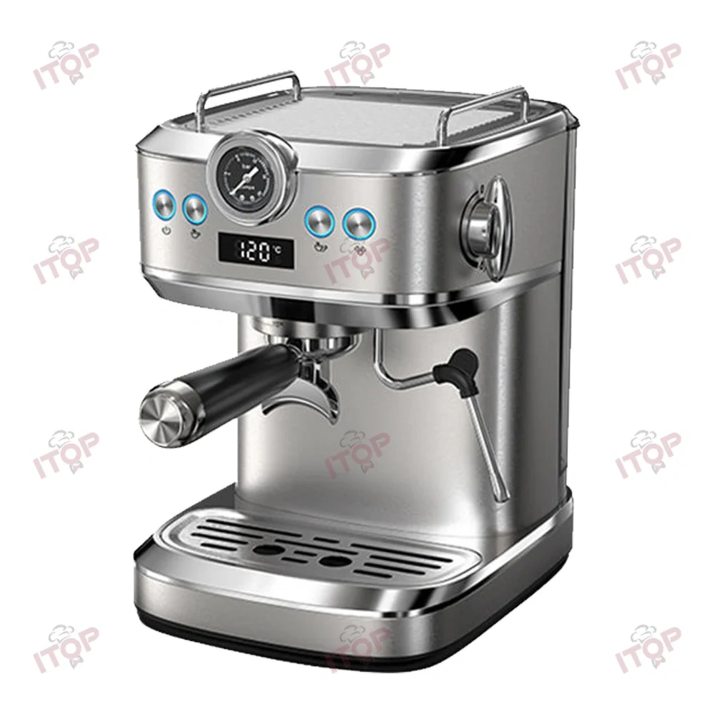 IT-EM51 Espresso Coffee Maker Factory Custom Semi-automatic Italy Coffee Machine Stainless Steel Home Espresso Machine,Commercial Coffee Machine Supplier | CE/UL Certified | ITOP Cafe,IT-EM51 Espresso Coffee Maker Factory Custom Semi-automatic Italy Coffee Machine Stainless Steel Home Espresso Machine