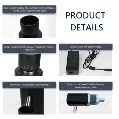 IT-CG63 Zero Residual Powder Electric Digital Control 63mm Conical Burr Coffee Bean Grinder,Commercial Coffee Machine Supplier | CE/UL Certified | ITOP Cafe,IT-CG63 Zero Residual Powder Electric Digital Control 63mm Conical Burr Coffee Bean Grinder