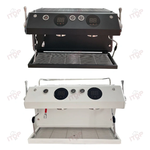 IT-CM-K2 Oem All-copper Piping Electric 2-head Semi-automatic Commercial Espresso Coffee Machine For Commercial Use,Commercial Coffee Machine Supplier | CE/UL Certified | ITOP Cafe,IT-CM-K2 Oem All-copper Piping Electric 2-head Semi-automatic Commercial Espresso Coffee Machine For Commercial Use