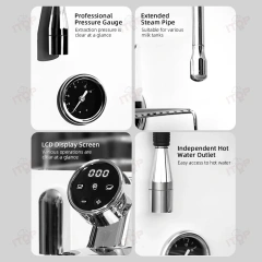 IT-CM6005 E61 Style 15 Bar Italian Semi Automatic Espresso Coffee Maker Machine For Home Use,Commercial Coffee Machine Supplier | CE/UL Certified | ITOP Cafe,IT-CM6005 E61 Style 15 Bar Italian Semi Automatic Espresso Coffee Maker Machine For Home Use
