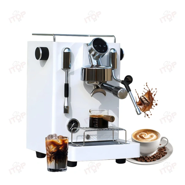 IT-CM6005 E61 Style 15 Bar Italian Semi Automatic Espresso Coffee Maker Machine For Home Use,Commercial Coffee Machine Supplier | CE/UL Certified | ITOP Cafe,IT-CM6005 E61 Style 15 Bar Italian Semi Automatic Espresso Coffee Maker Machine For Home Use