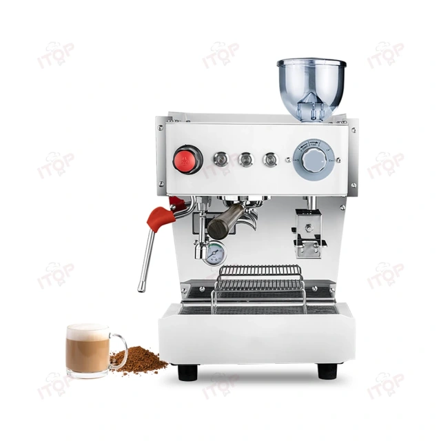 IT-CM-KB1V/IT-CM-KB1R Hot Sale Stainless Steel Professional Commercial Coffee Machine with grinder,Commercial Coffee Machine Supplier | CE/UL Certified | ITOP Cafe,IT-CM-KB1V/IT-CM-KB1R Hot Sale Stainless Steel Professional Commercial Coffee Machine with grinder