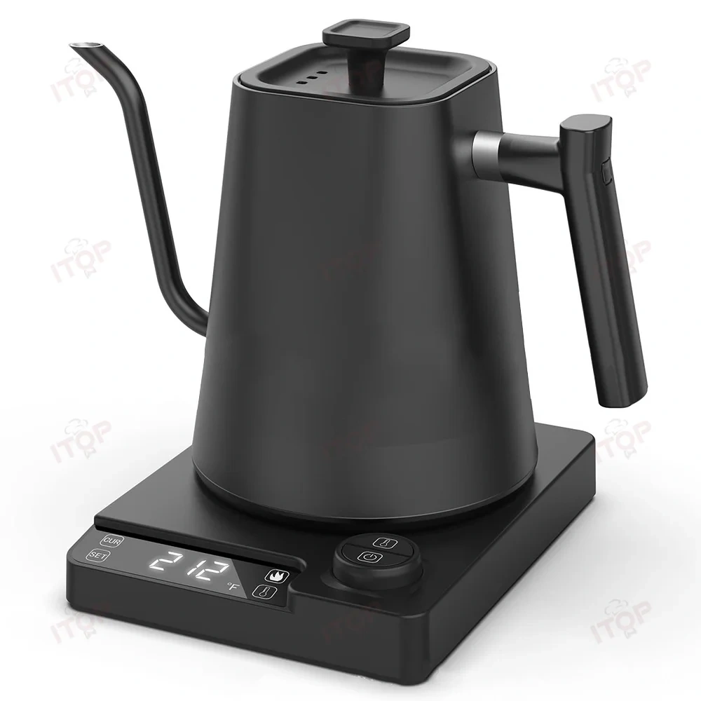 IT-POK-1 Multifunction Electric Coffee And Tea Automatic Temperature Control Gooseneck Kettle,Commercial Coffee Machine Supplier | CE/UL Certified | ITOP Cafe,IT-POK-1 Multifunction Electric Coffee And Tea Automatic Temperature Control Gooseneck Kettle