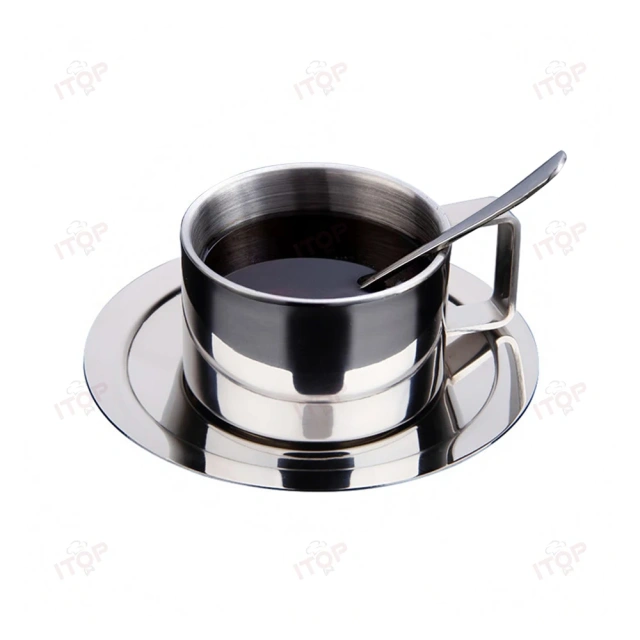 IT-SSCC180-3 Customized Gift Box Cup And Saucer Sets 304 stainless steel Coffee Cup Sets,Commercial Coffee Machine Supplier | CE/UL Certified | ITOP Cafe,IT-SSCC180-3 Customized Gift Box Cup And Saucer Sets 304 stainless steel Coffee Cup Sets