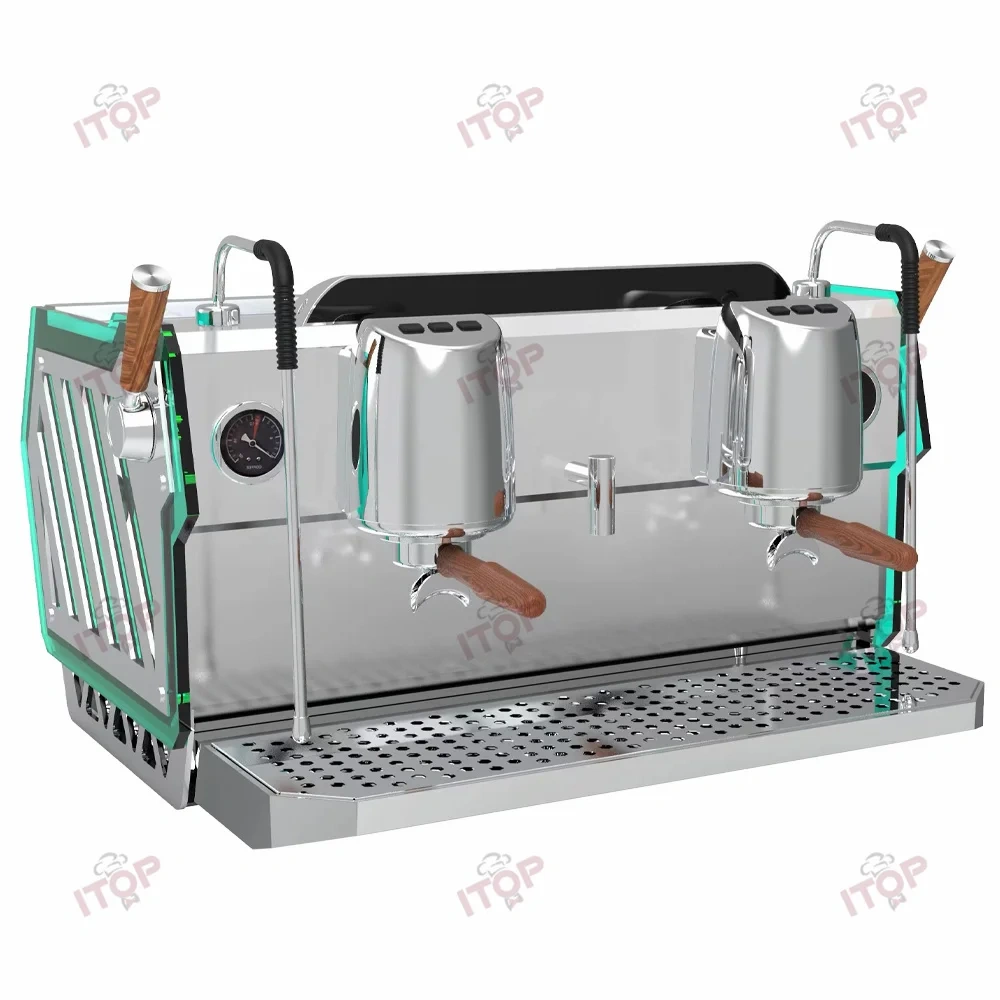 IT-CM-T2  Commercial Dual Boiler Electric Espresso Machine,Commercial Coffee Machine Supplier | CE/UL Certified | ITOP Cafe,IT-CM-T2  Commercial Dual Boiler Electric Espresso Machine