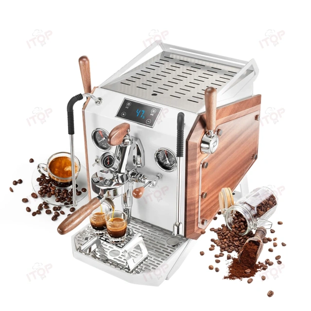 IT-CM-O1 Professional Use 9 Bars E61 Rotation Pump Espresso Machine,Commercial Coffee Machine Supplier | CE/UL Certified | ITOP Cafe,IT-CM-O1 Professional Use 9 Bars E61 Rotation Pump Espresso Machine