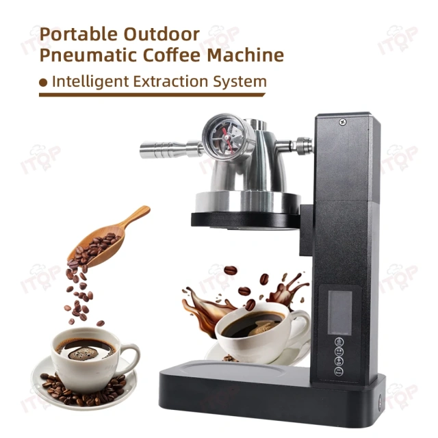 IT-CM-LP1 Easy Operation Mini Espresso Travel Car Pneumatic Coffee Maker,Commercial Coffee Machine Supplier | CE/UL Certified | ITOP Cafe,IT-CM-LP1 Easy Operation Mini Espresso Travel Car Pneumatic Coffee Maker