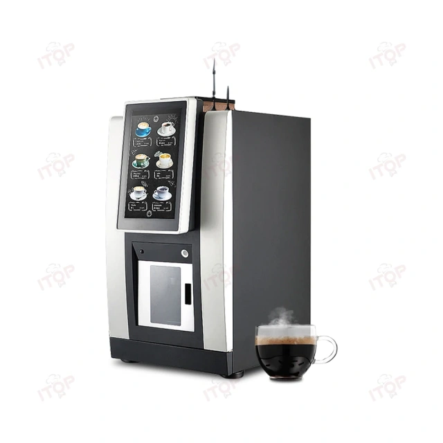 IT-ATC-28 Fully Automatic Coffee Vending Machine,Commercial Coffee Machine Supplier | CE/UL Certified | ITOP Cafe,IT-ATC-28 Fully Automatic Coffee Vending Machine