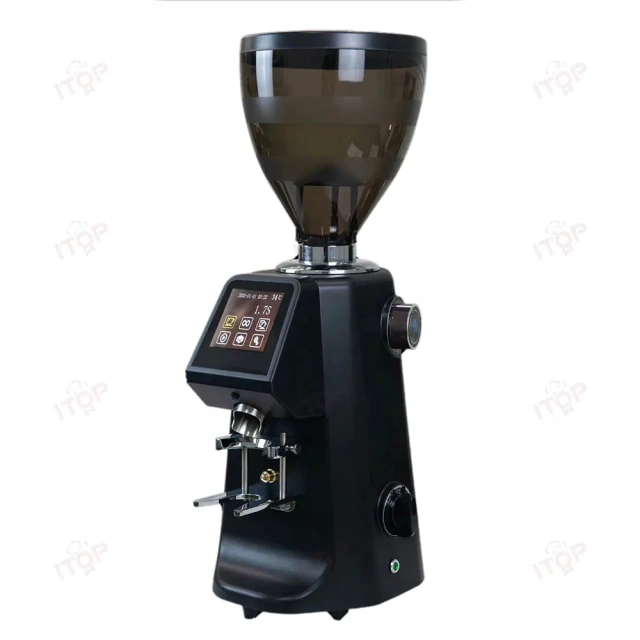 CG74A New Electric Professional Coffee Bean Grinder With 74mm Flat Burr,Commercial Coffee Machine Supplier | CE/UL Certified | ITOP Cafe,CG74A New Electric Professional Coffee Bean Grinder With 74mm Flat Burr